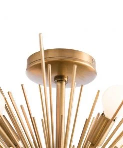 Arteriors Home Zanadoo Fixed Chandelier Antique Brass 12 Arteriors Home Zanadoo Fixed Chandelier Antique Brass