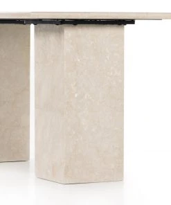 Four Hands New Arrivals Arum Desk Cream Marble