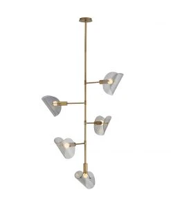 Arteriors Home New Arrivals Bend Chandelier Smoke Brass 22 Arteriors Home New Arrivals Bend Chandelier Smoke Brass