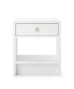 Bungalow 5 Benjamin 1 Drawer Side Table White New Arrivals 22 Bungalow 5 Benjamin 1 Drawer Side Table White New Arrivals