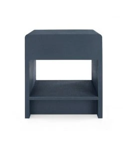 Bungalow 5 New Arrivals Benjamin 1 Drawer Side Table Navy Blue
