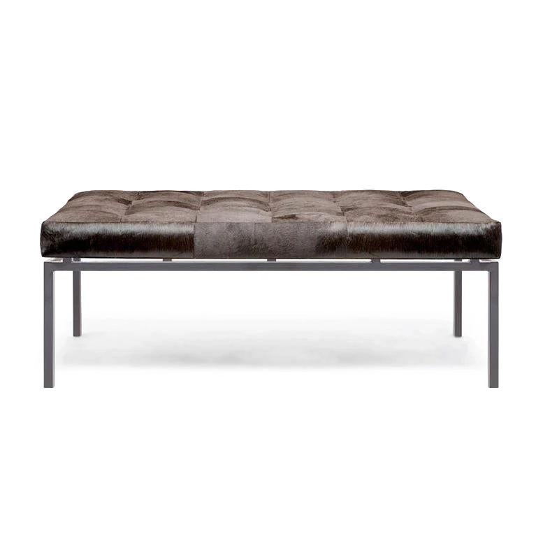 Made Goods Benjamin Ottoman Brown Hair On Hide With Black Base 3 Made Goods Benjamin Ottoman Brown Hair On Hide With Black Base