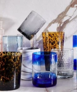 Blue Pheasant New Arrivals Andrew Tortoise Shell Highball Set Of 6