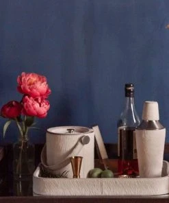 Blue Pheasant New Arrivals Browmley Tray White Hide