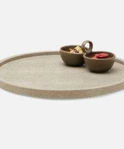Blue Pheasant New Arrivals Calvin Lazy Susan Sand 8 Blue Pheasant New Arrivals Calvin Lazy Susan Sand