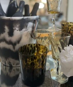 Blue Pheasant New Arrivals Andrew Tumbler Set Tortoiseshell Set Of 6