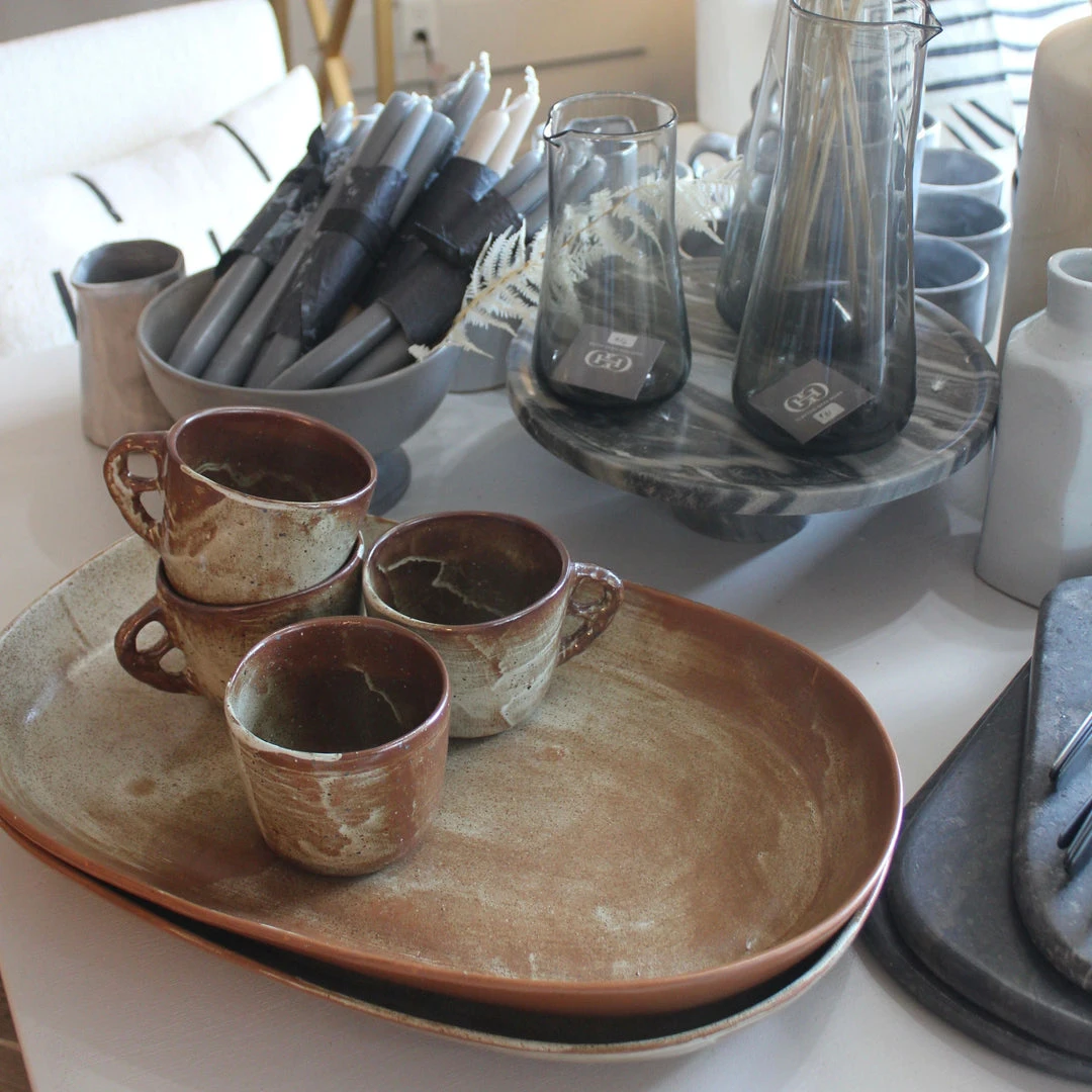 Blue Pheasant New Arrivals Dexter Lava Clay Mug Set Of 4 6 Blue Pheasant New Arrivals Dexter Lava Clay Mug Set Of 4