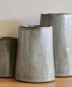 Blue Pheasant Esther Cement Glazed Pitcher Large Set Of Two