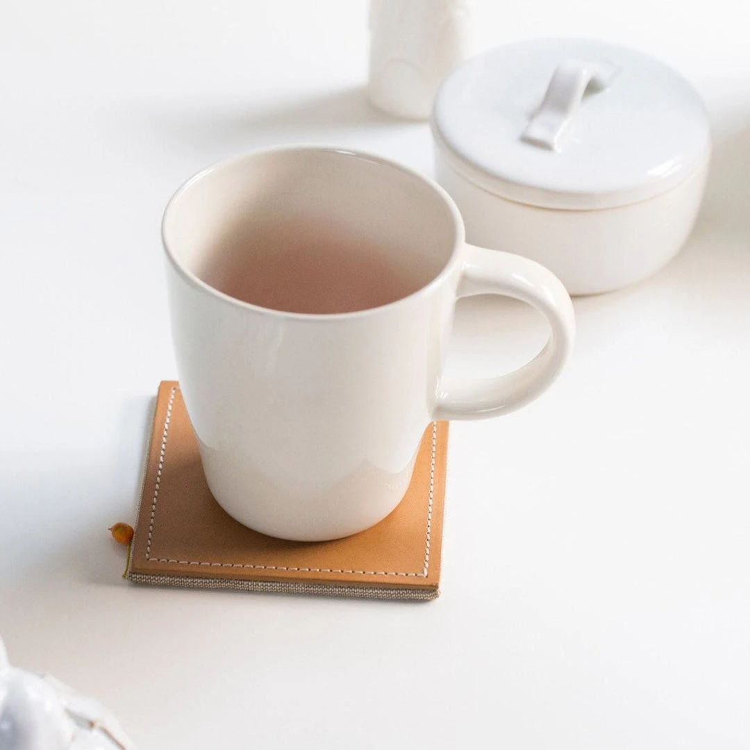 Blue Pheasant Evan Coaster Set Camel New Arrivals 6 Blue Pheasant Evan Coaster Set Camel New Arrivals