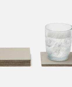 Blue Pheasant Evan Coaster Set Light Gray 9 Blue Pheasant Evan Coaster Set Light Gray