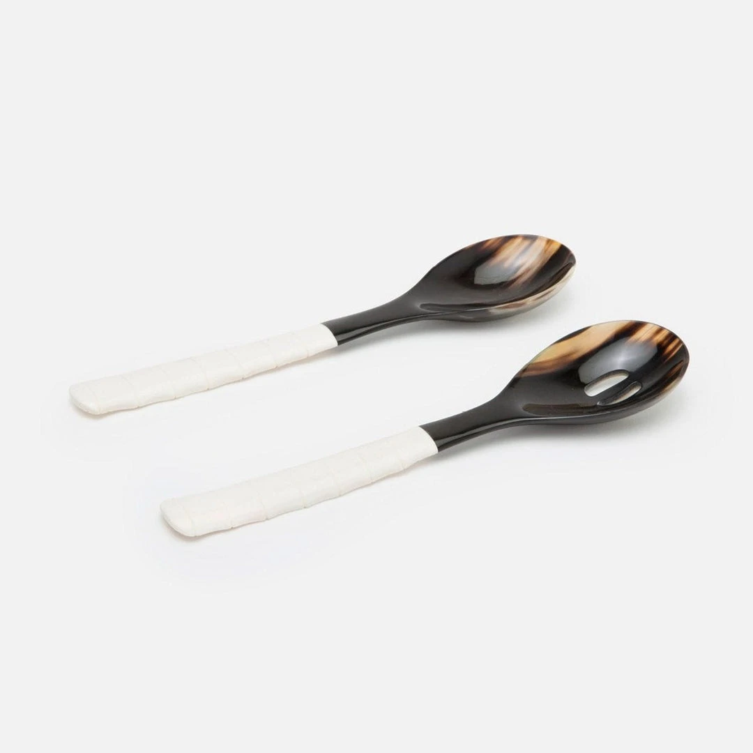 Blue Pheasant Halette Mixed Black Serving Set 6 Blue Pheasant Halette Mixed Black Serving Set