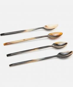 Blue Pheasant Kaarl Mixed Black Cocktail Spoon Set/12 New Arrivals