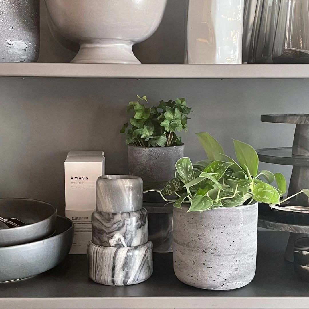 Blue Pheasant New Arrivals Mavis Gray Marble Small Serving Bowls Set Of 3 5 Blue Pheasant New Arrivals Mavis Gray Marble Small Serving Bowls Set Of 3