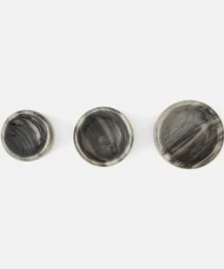Blue Pheasant New Arrivals Mavis Gray Marble Small Serving Bowls Set Of 3 13 Blue Pheasant New Arrivals Mavis Gray Marble Small Serving Bowls Set Of 3