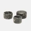 Blue Pheasant New Arrivals Mavis Gray Marble Small Serving Bowls Set Of 3 1 Blue Pheasant New Arrivals Mavis Gray Marble Small Serving Bowls Set Of 3