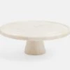 Blue Pheasant Samantha White Marble Cake Stand 1 Blue Pheasant Samantha White Marble Cake Stand