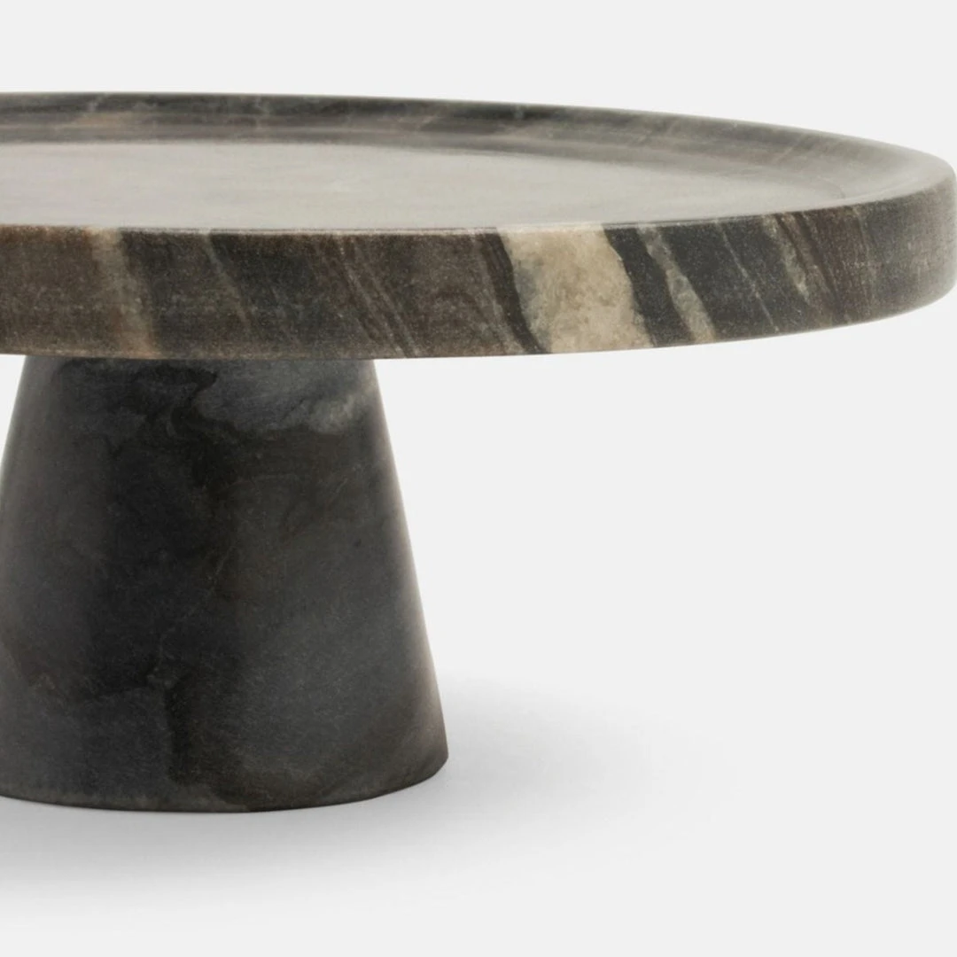 Blue Pheasant Samantha Gray Marble Cake Stand New Arrivals 9 Blue Pheasant Samantha Gray Marble Cake Stand New Arrivals