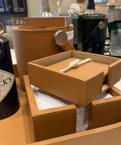 Blue Pheasant Evan Tobacco Coaster Set