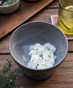 Blue Pheasant New Arrivals Wilson Large Cement Glaze Footed Serving Bowl Set Of 2 9 Blue Pheasant New Arrivals Wilson Large Cement Glaze Footed Serving Bowl Set Of 2