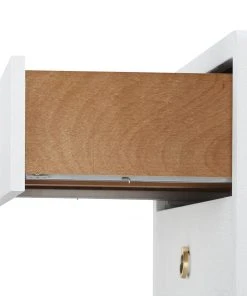 Bungalow 5 New Arrivals Bryant 3 Drawer Side Table White