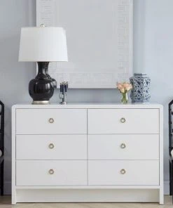 Bungalow 5 New Arrivals Bryant Extra Large 6 Drawer Chest White 12 Bungalow 5 New Arrivals Bryant Extra Large 6 Drawer Chest White