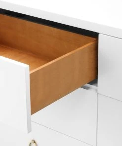 Bungalow 5 Bryant Linen Extra Large 6 Drawer Chest White New Arrivals 21 Bungalow 5 Bryant Linen Extra Large 6 Drawer Chest White New Arrivals