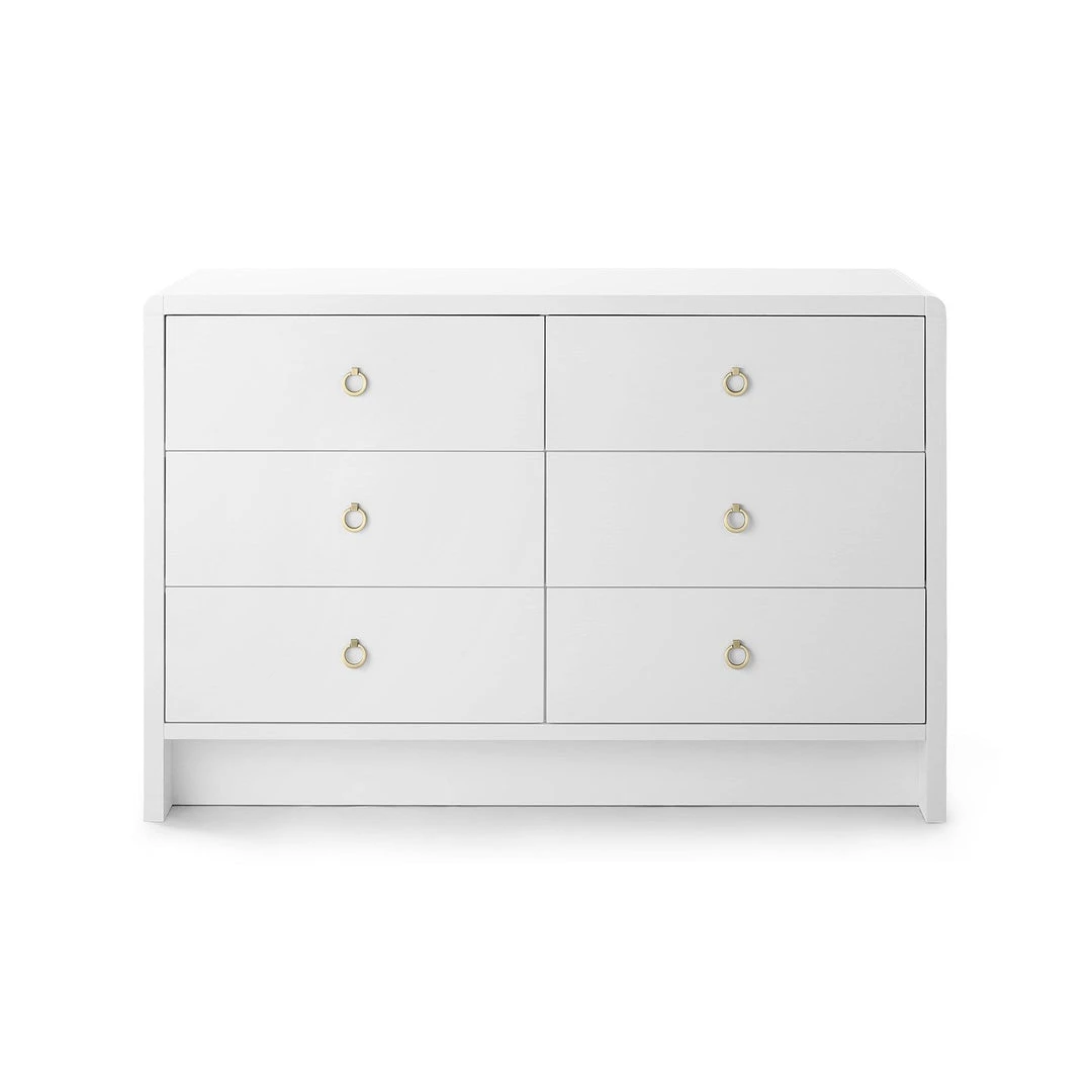 Bungalow 5 New Arrivals Bryant Extra Large 6 Drawer Chest White 8 Bungalow 5 New Arrivals Bryant Extra Large 6 Drawer Chest White