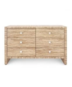 Bungalow 5 Morgan Extra Large 6 Drawer Chest Natural New Arrivals