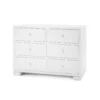 Bungalow 5 Frances Extra Large 6 Drawer Chest White 2 Bungalow 5 Frances Extra Large 6 Drawer Chest White