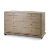 Bungalow 5 New Arrivals Ming Extra Large 8 Drawer Dresser Brown