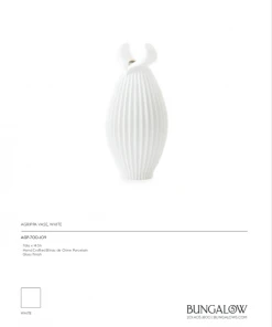 Bungalow 5 New Arrivals Agrippa Vase White 29 Bungalow 5 New Arrivals Agrippa Vase White