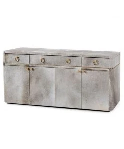 Bungalow 5 New Arrivals Andre Three Drawer And Four Door Cabinet Gray