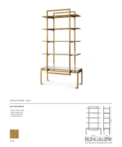 Bungalow 5 New Arrivals Anton Etagere Gold 11 Bungalow 5 New Arrivals Anton Etagere Gold