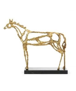 Bungalow 5 Arabian Horse Statue Gold 18 Bungalow 5 Arabian Horse Statue Gold