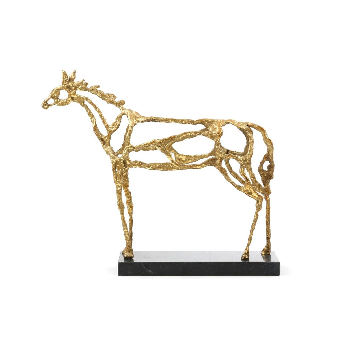 Bungalow 5 Arabian Horse Statue Gold 10 Bungalow 5 Arabian Horse Statue Gold