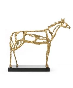 Bungalow 5 Arabian Horse Statue Gold 17 Bungalow 5 Arabian Horse Statue Gold