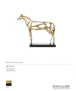 Bungalow 5 Arabian Horse Statue Gold 19 Bungalow 5 Arabian Horse Statue Gold