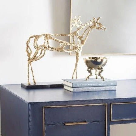 Bungalow 5 Arabian Horse Statue Gold 7 Bungalow 5 Arabian Horse Statue Gold