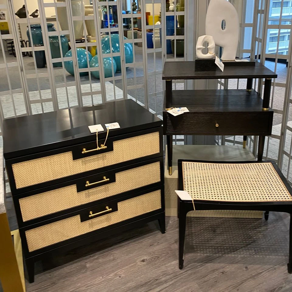 Bungalow 5 Astor 3 Drawer Side Table Black 4 Bungalow 5 Astor 3 Drawer Side Table Black