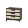 Bungalow 5 Astor 3 Drawer Side Table Black