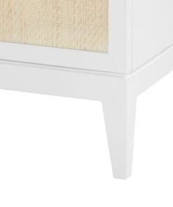 Bungalow 5 New Arrivals Astor 3 Drawer Side Table White