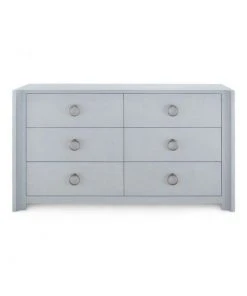 Bungalow 5 Audrey Extra Large 6 Drawer Dresser Grey New Arrivals