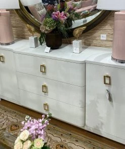 Bungalow 5 Audrey 3 Drawer 2 Door Cabinet White 15 Bungalow 5 Audrey 3 Drawer 2 Door Cabinet White