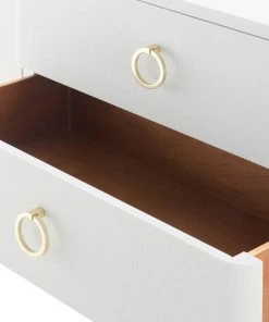 Bungalow 5 Audrey 3 Drawer 2 Door Cabinet White 17 Bungalow 5 Audrey 3 Drawer 2 Door Cabinet White