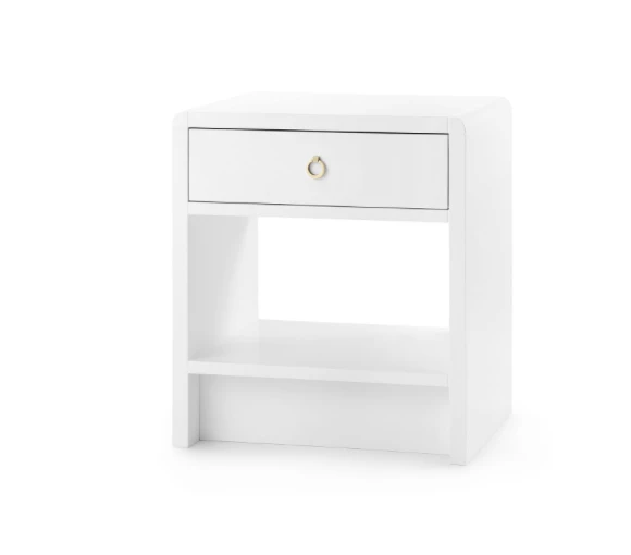 Bungalow 5 Benjamin 1 Drawer Side Table White New Arrivals 3 Bungalow 5 Benjamin 1 Drawer Side Table White New Arrivals
