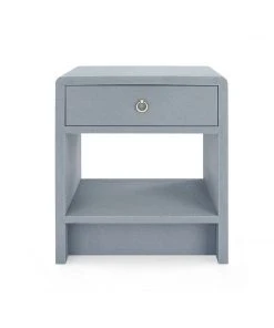 Bungalow 5 New Arrivals Benjamin 1 Drawer Side Table Gray