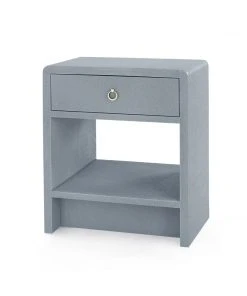 Bungalow 5 New Arrivals Benjamin 1 Drawer Side Table Gray