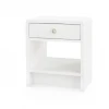 Bungalow 5 Benjamin Linen 1 Drawer Side Table White New Arrivals 2 Bungalow 5 Benjamin Linen 1 Drawer Side Table White New Arrivals