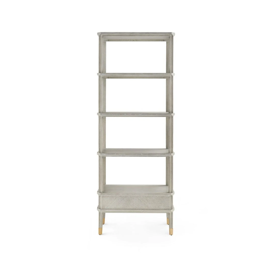 Bungalow 5 Bertram Etagere Grey Cerused Oak New Arrivals Bungalow 5 Bertram Etagere Grey Cerused Oak New Arrivals
