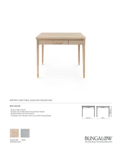 Bungalow 5 New Arrivals Bertram Game Table Bleached Cerused Oak 23 Bungalow 5 New Arrivals Bertram Game Table Bleached Cerused Oak